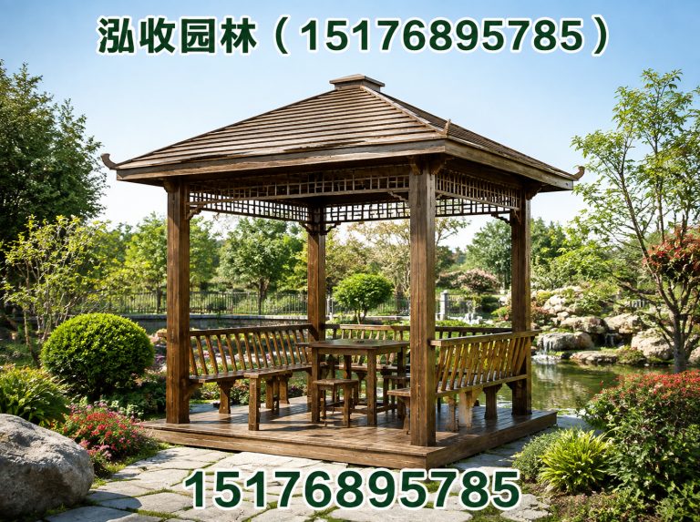 吉安防腐木展示图
